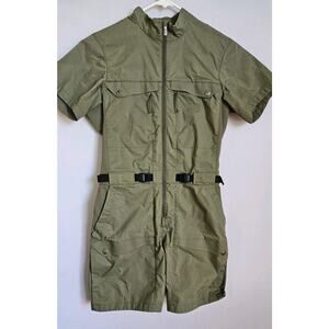Fjällräven Specialized Women’s Green Utility Romper Jumpsuit Cycling Biking